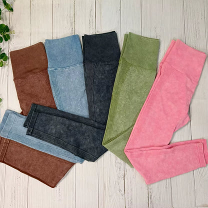 Soft Imitate Jeans Butt Leggings Women Seamless Yoga Pants Booty Push up Legging for Fitness Sports Gym Tights Workout Leggin